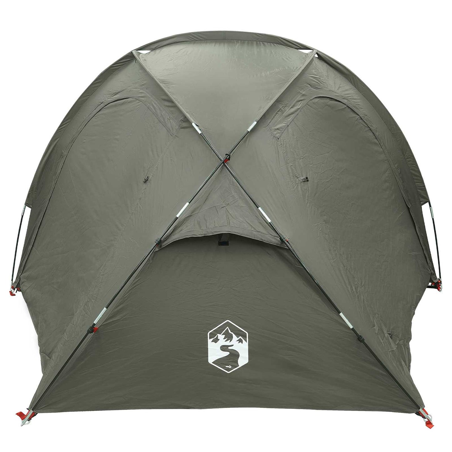 Trekkingtent met regenhoes waterdicht 3-persoons Legergroen