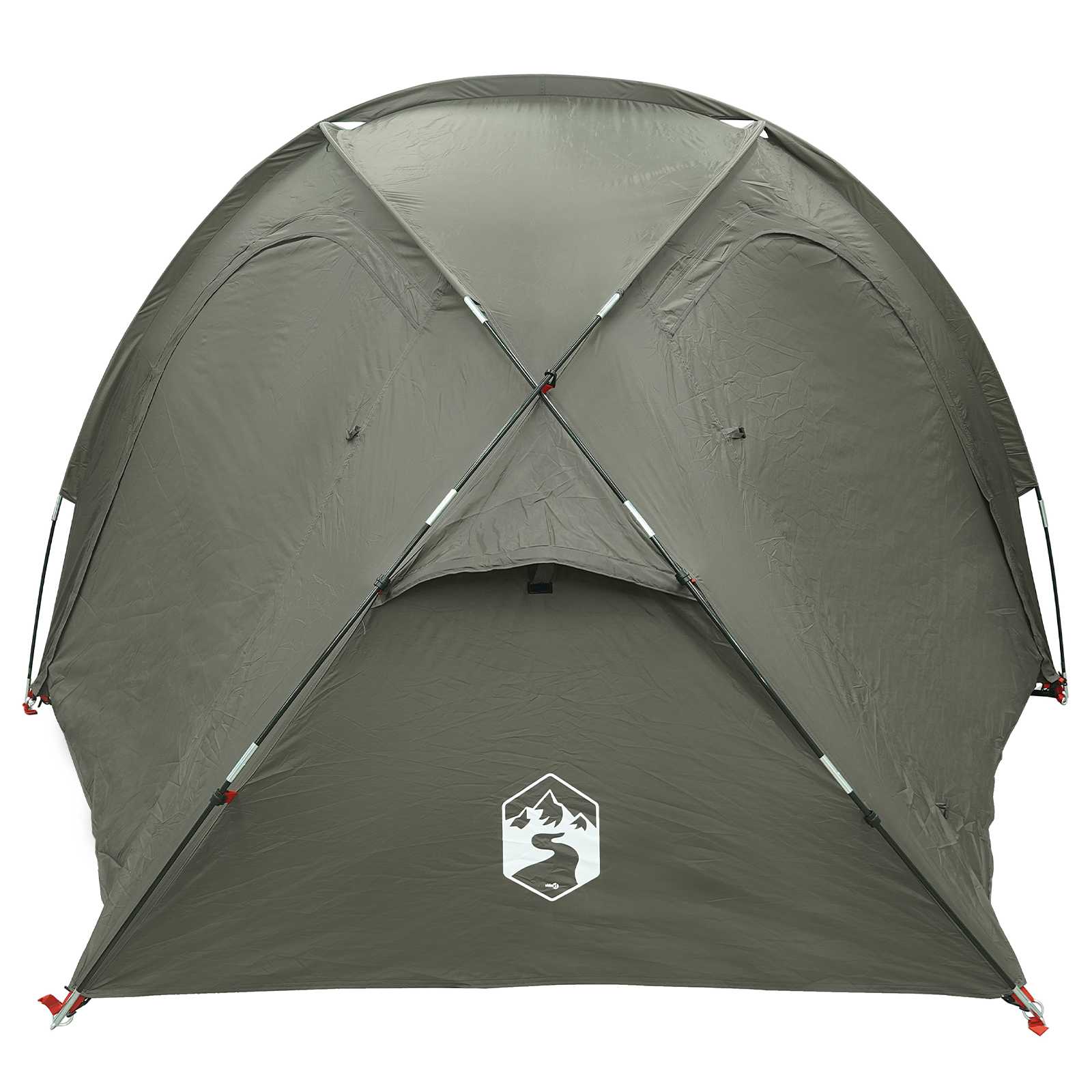 Trekkingtent met regenhoes waterdicht 3-persoons Legergroen