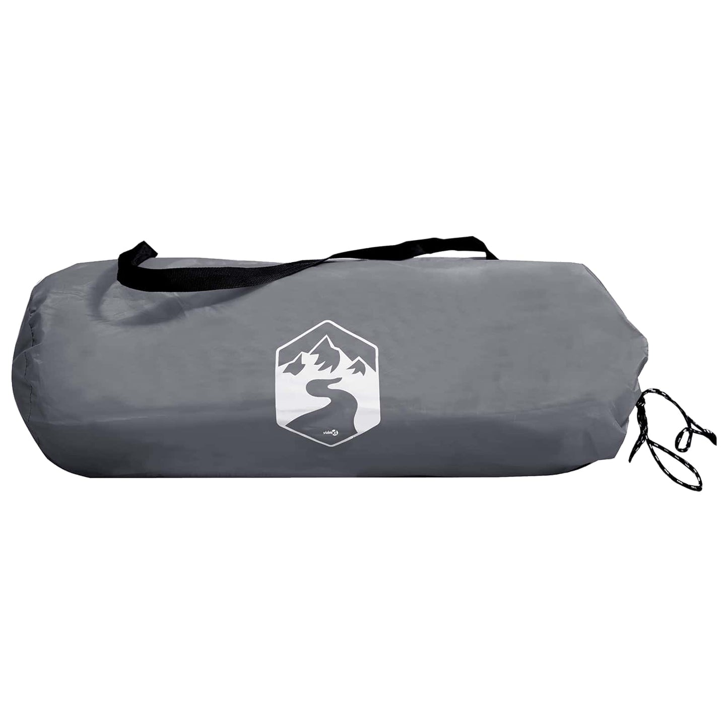 Hiking Tent Waterdicht 2-persoons Grijs en Oranje