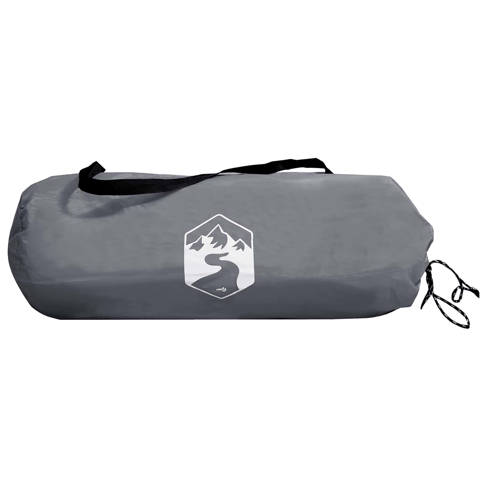Hiking Tent Waterdicht 2-persoons Grijs en Oranje