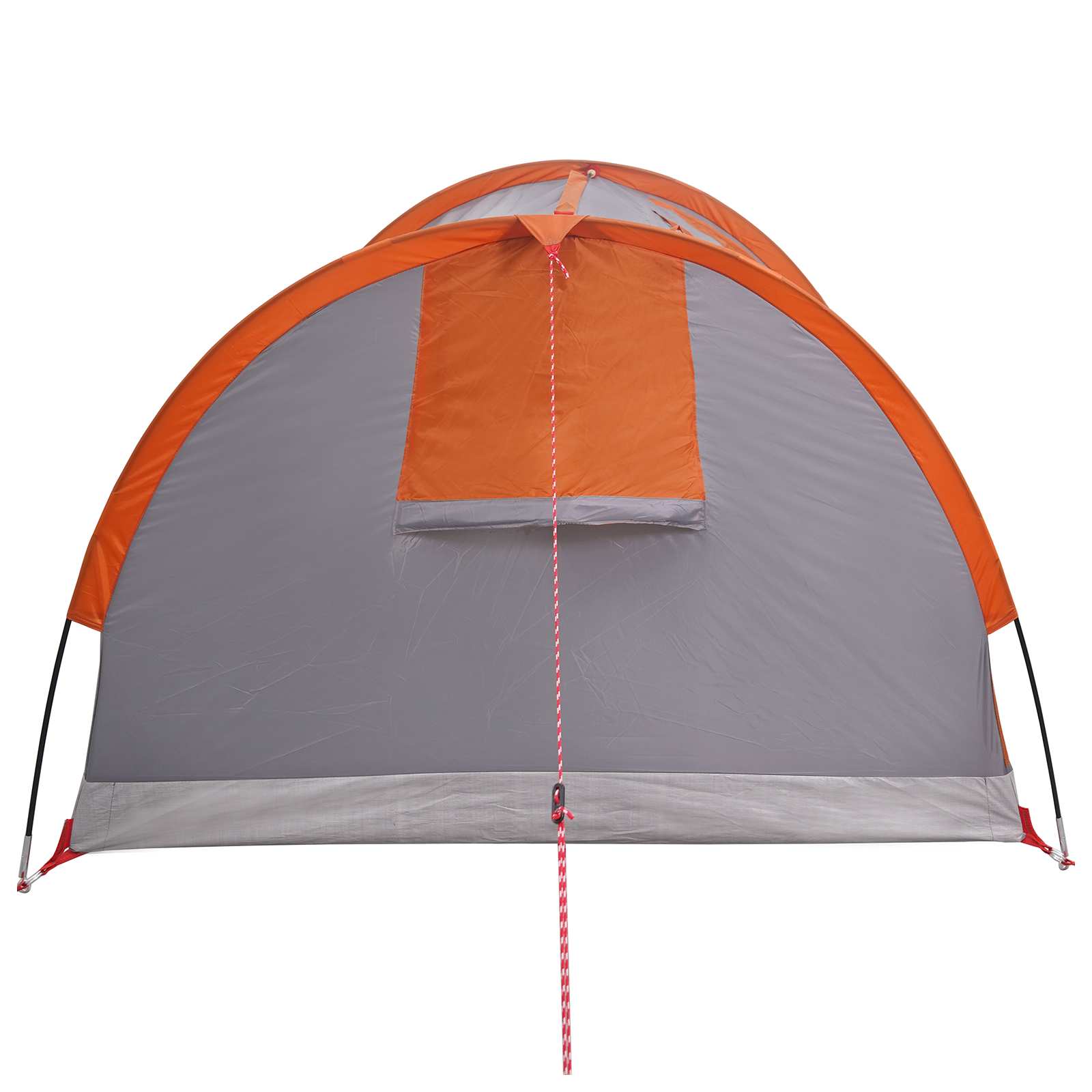 Hiking Tent Waterdicht 2-persoons Grijs en Oranje