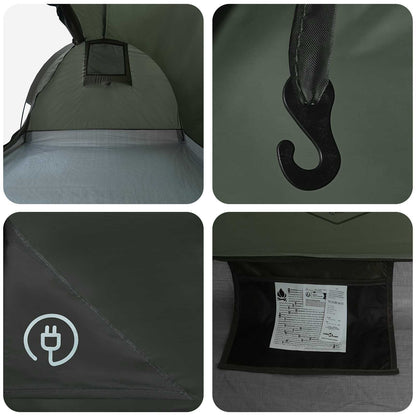 Hiking Tent Waterdicht 2-persoons Legergroen