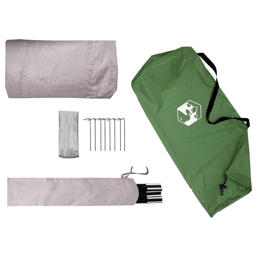 Hiking Tent Waterdicht 1-persoons 1-Persoons Groen