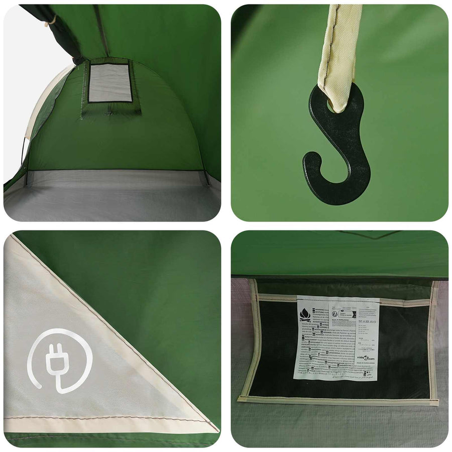 Hiking Tent Waterdicht 1-persoons 1-Persoons Groen