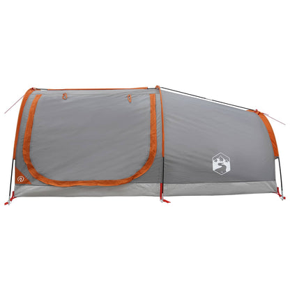 Hiking Tent Waterdicht 1-persoons Grijs en Oranje