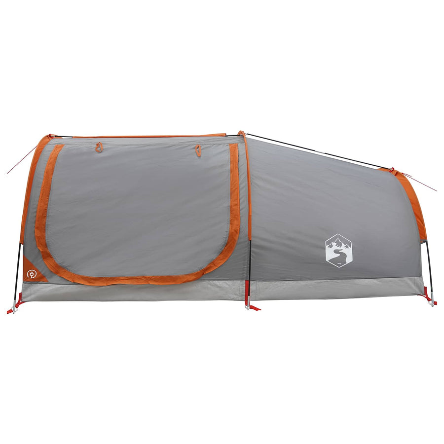Hiking Tent Waterdicht 1-persoons Grijs en Oranje