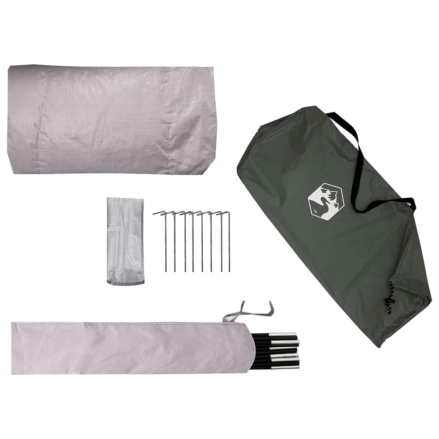 Hiking Tent Waterdicht 1-persoons Legergroen