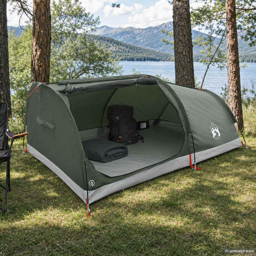 Hiking Tent Waterdicht 1-persoons Legergroen