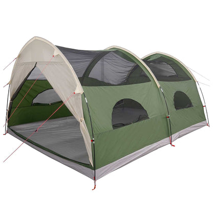 Tunnel Tent met Waterdichte Regenhoes 10-persoons Groen