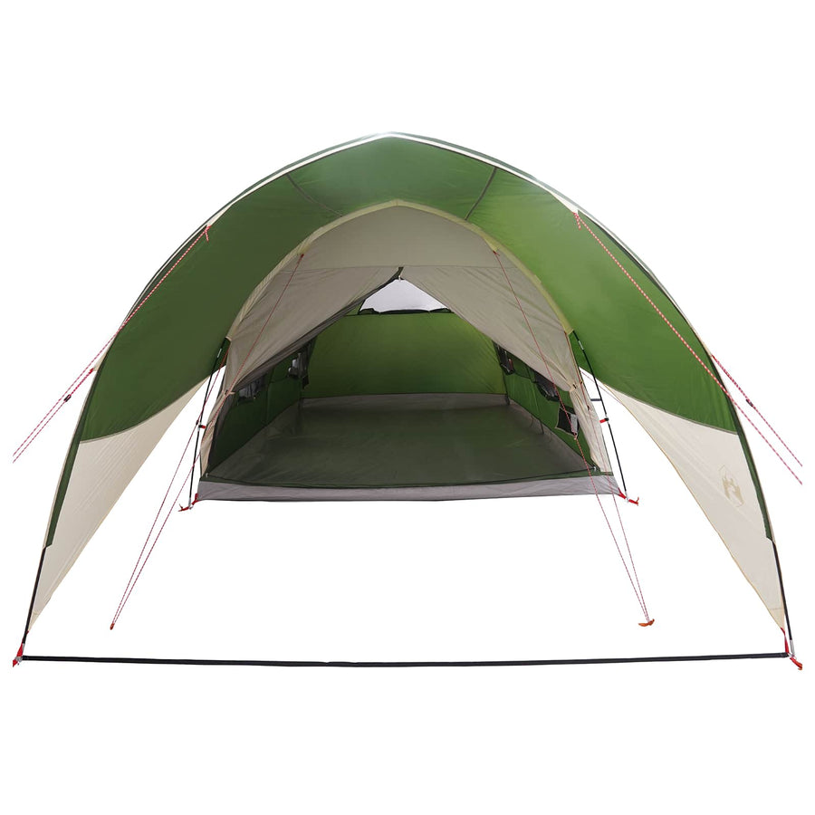 Tunnel Tent met Waterdichte Regenhoes 10-persoons Groen