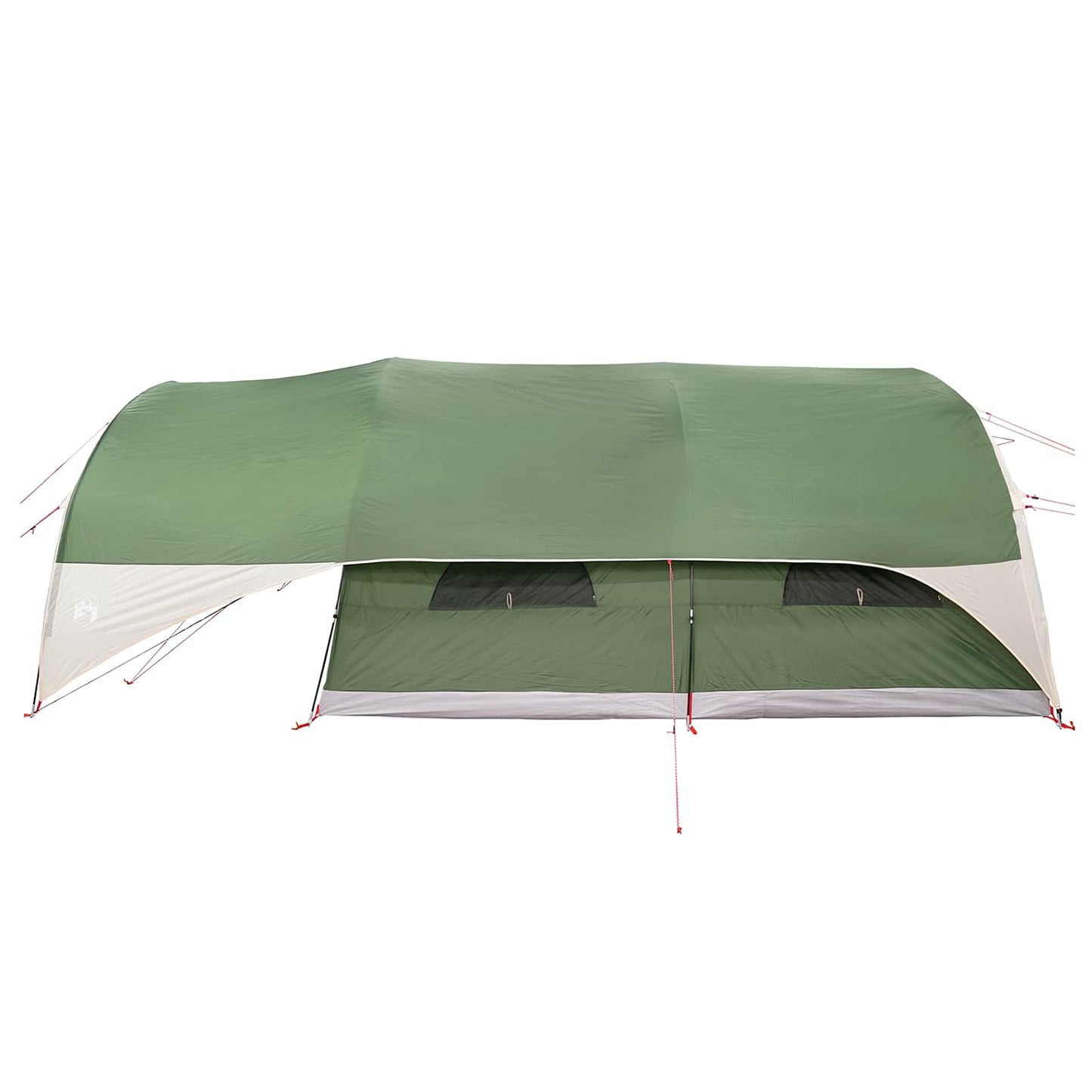 Tunnel Tent met Waterdichte Regenhoes 10-persoons Groen