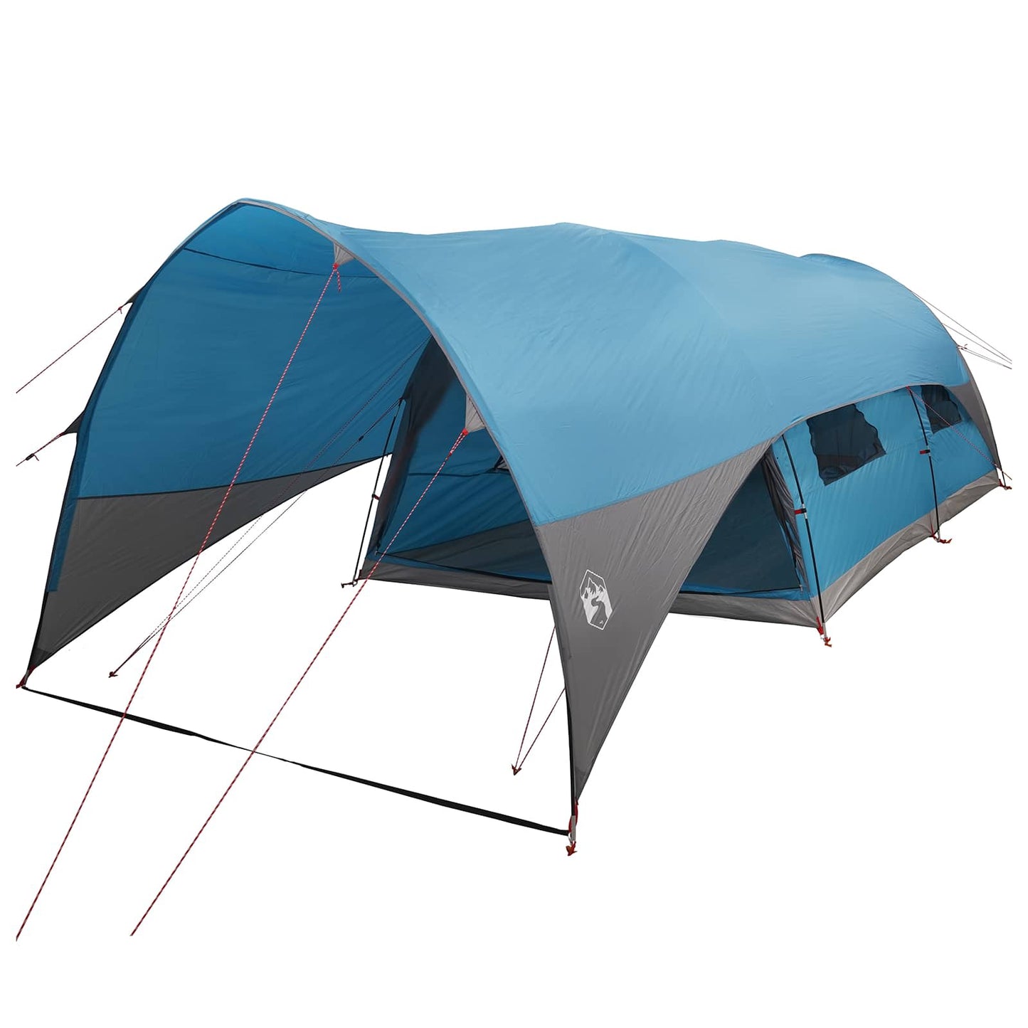 Tunnel Tent met Waterdichte Regenhoes 10-persoons Blauw
