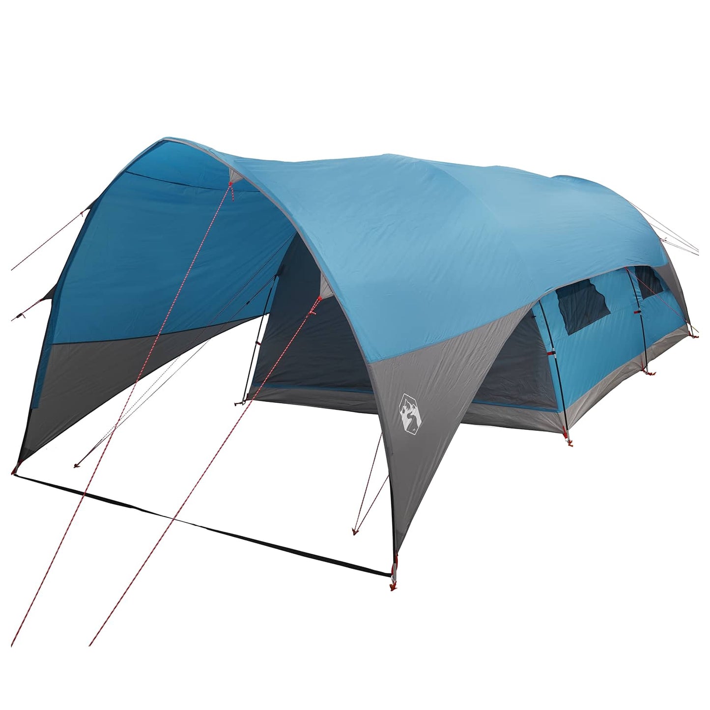 Tunnel Tent met Waterdichte Regenhoes 10-persoons Blauw