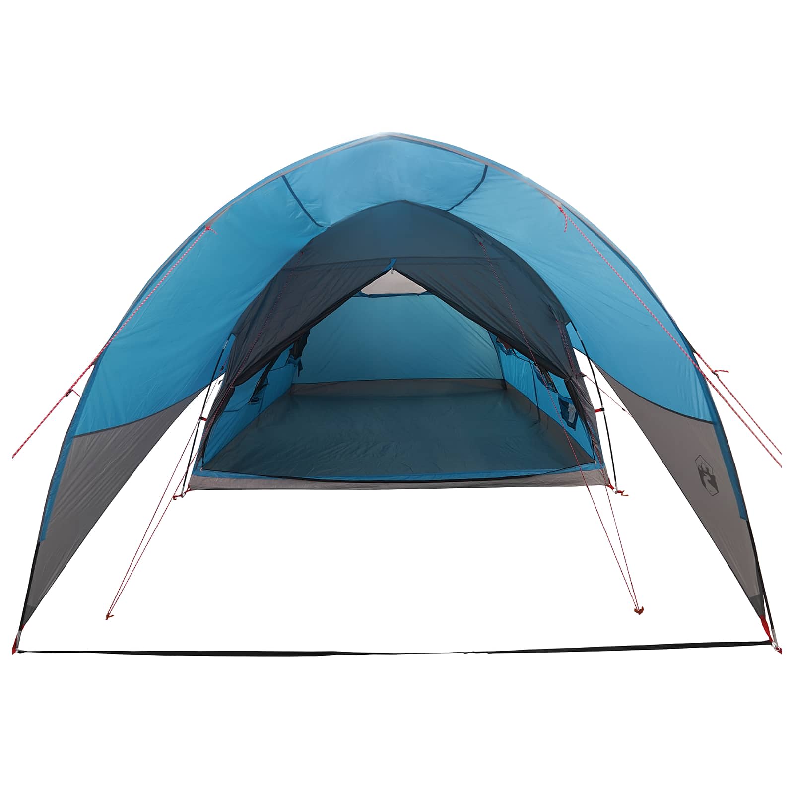 Tunnel Tent met Waterdichte Regenhoes 10-persoons Blauw