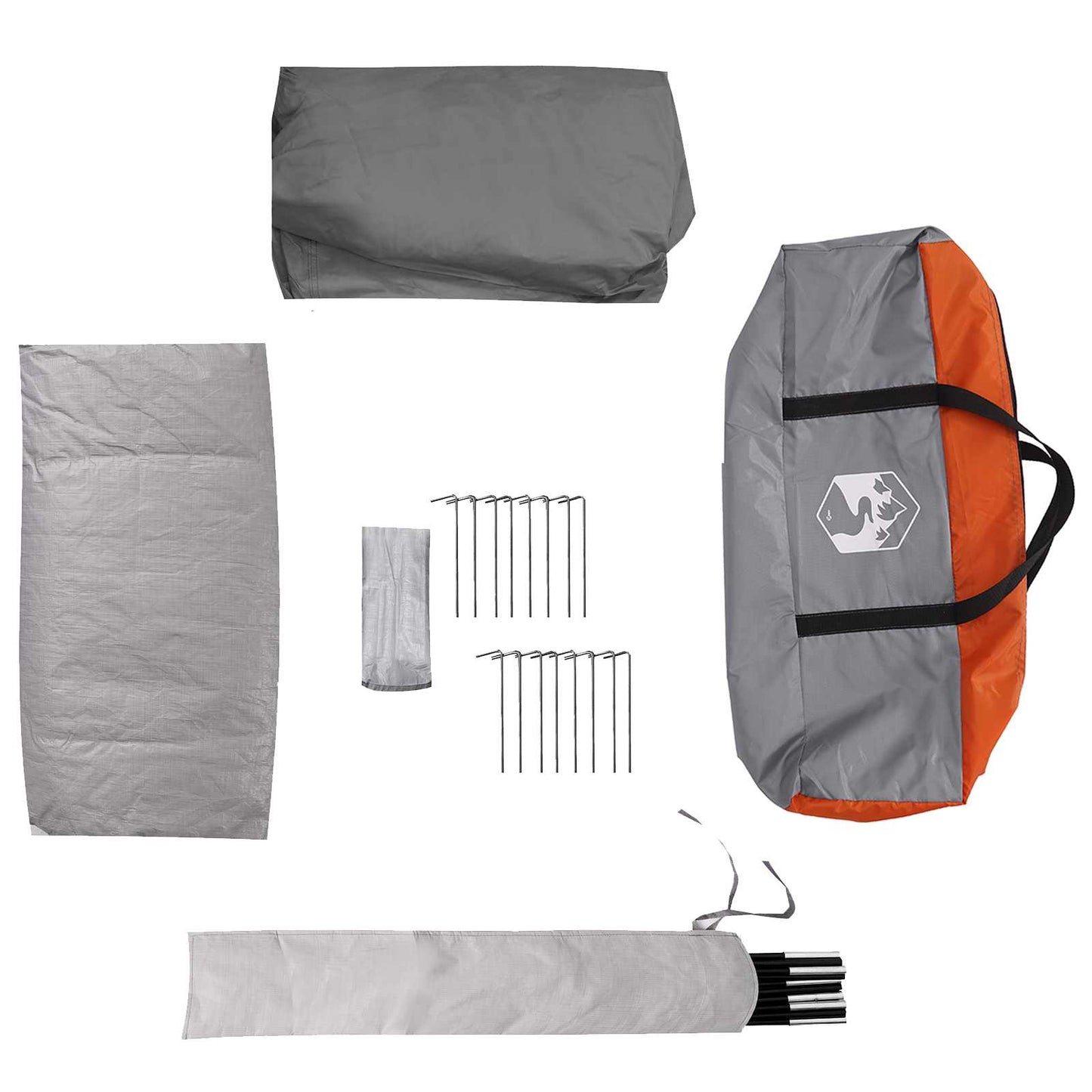 Tunnel Tent met Waterdichte Regenhoes 10-persoons