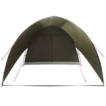 Tunnel Tent met Waterdichte Regenhoes 10-persoons Legergroen