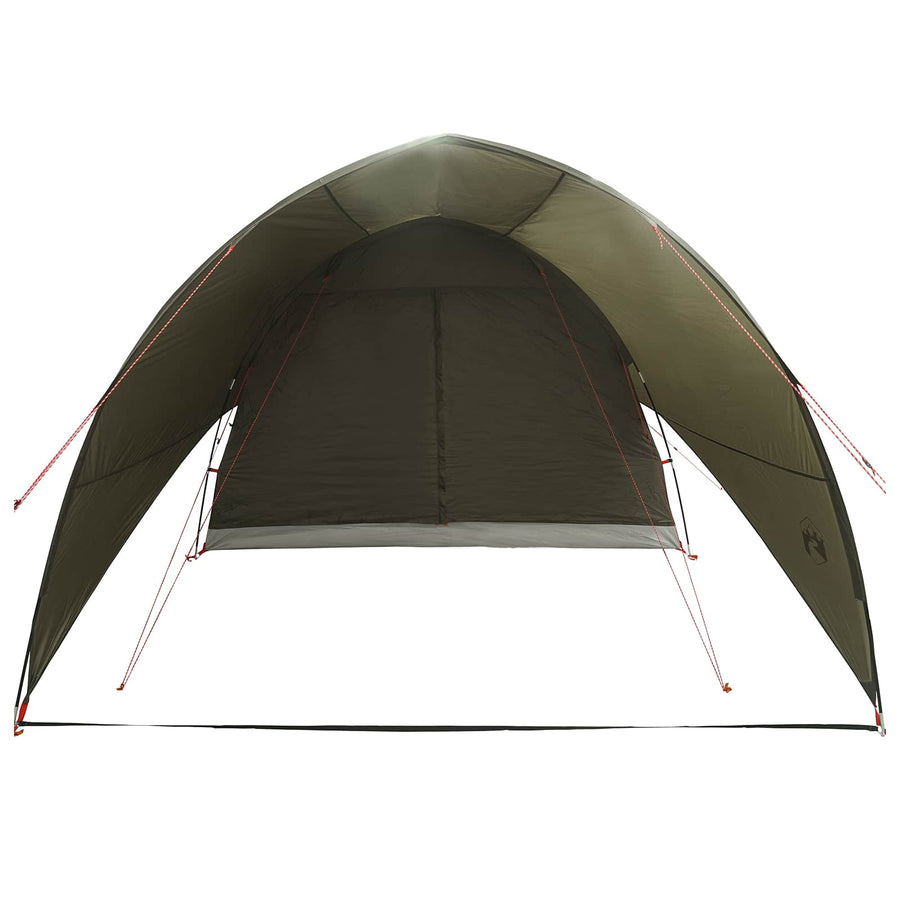 Tunnel Tent met Waterdichte Regenhoes 10-persoons Legergroen