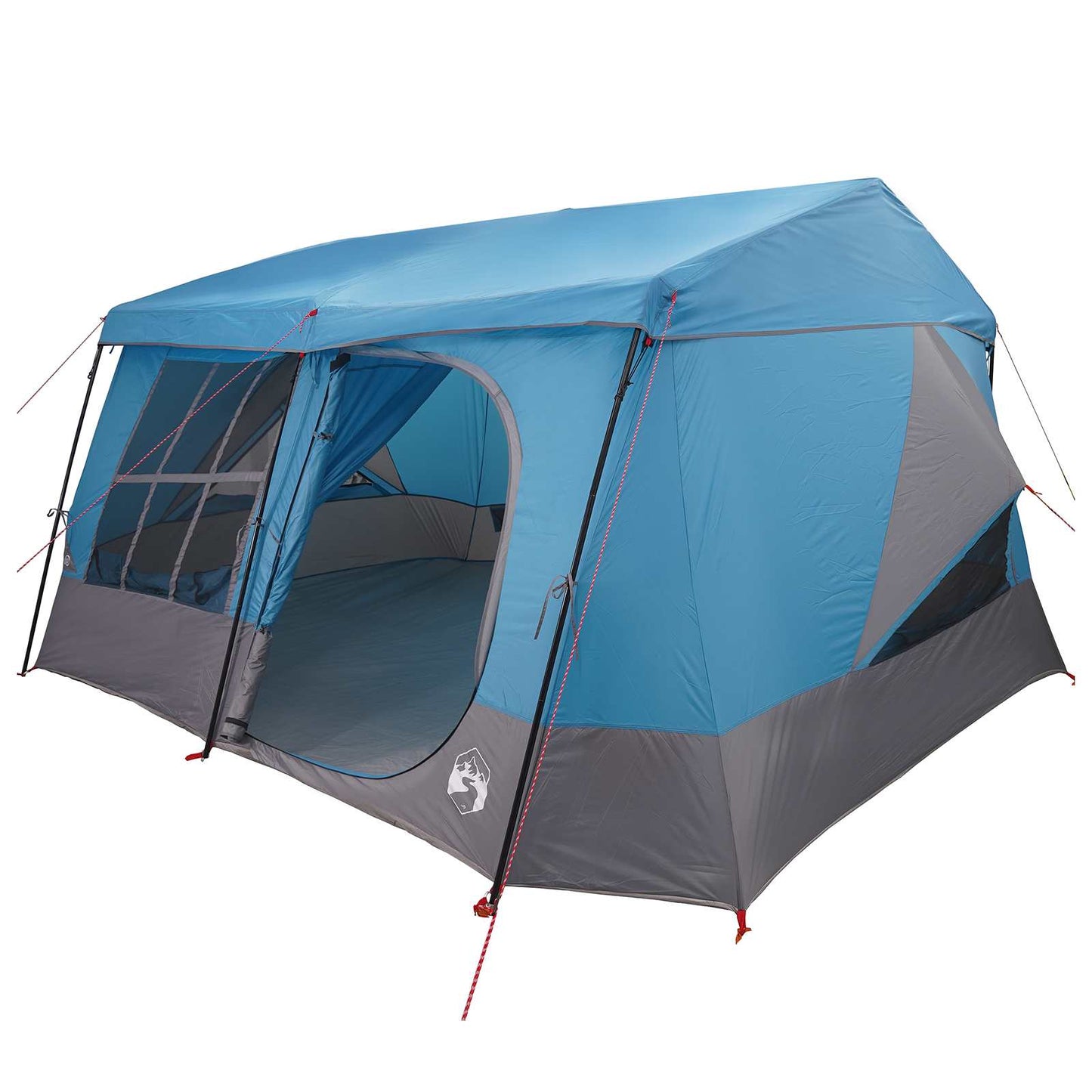 Gezinstent met regenzeil waterdicht 9-persoons Blauw