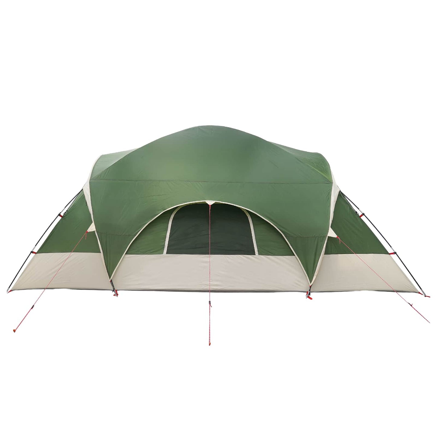 Trekkingtent met waterdichte regenfly 10-persoons Groen