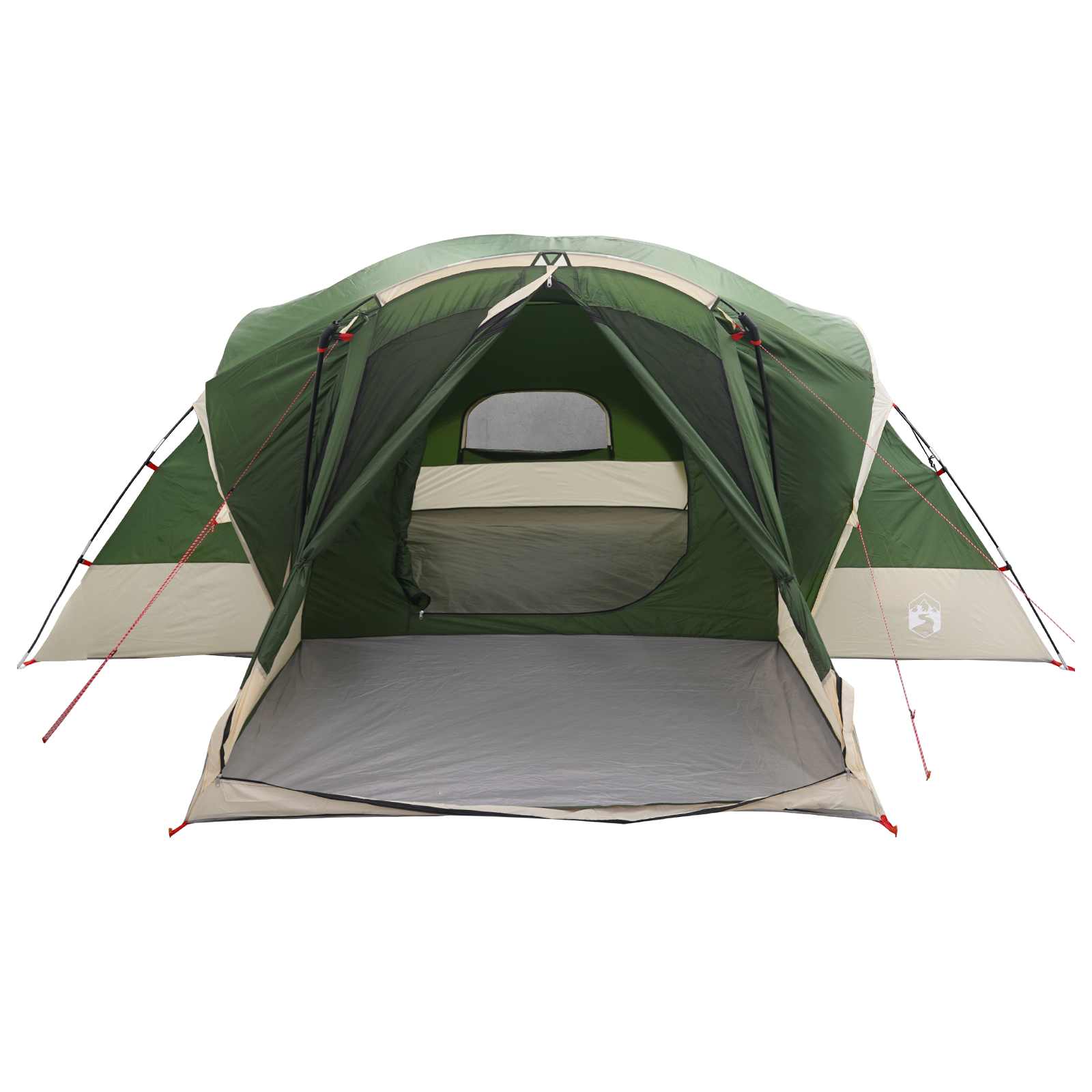 Trekkingtent met waterdichte regenfly 10-persoons Groen