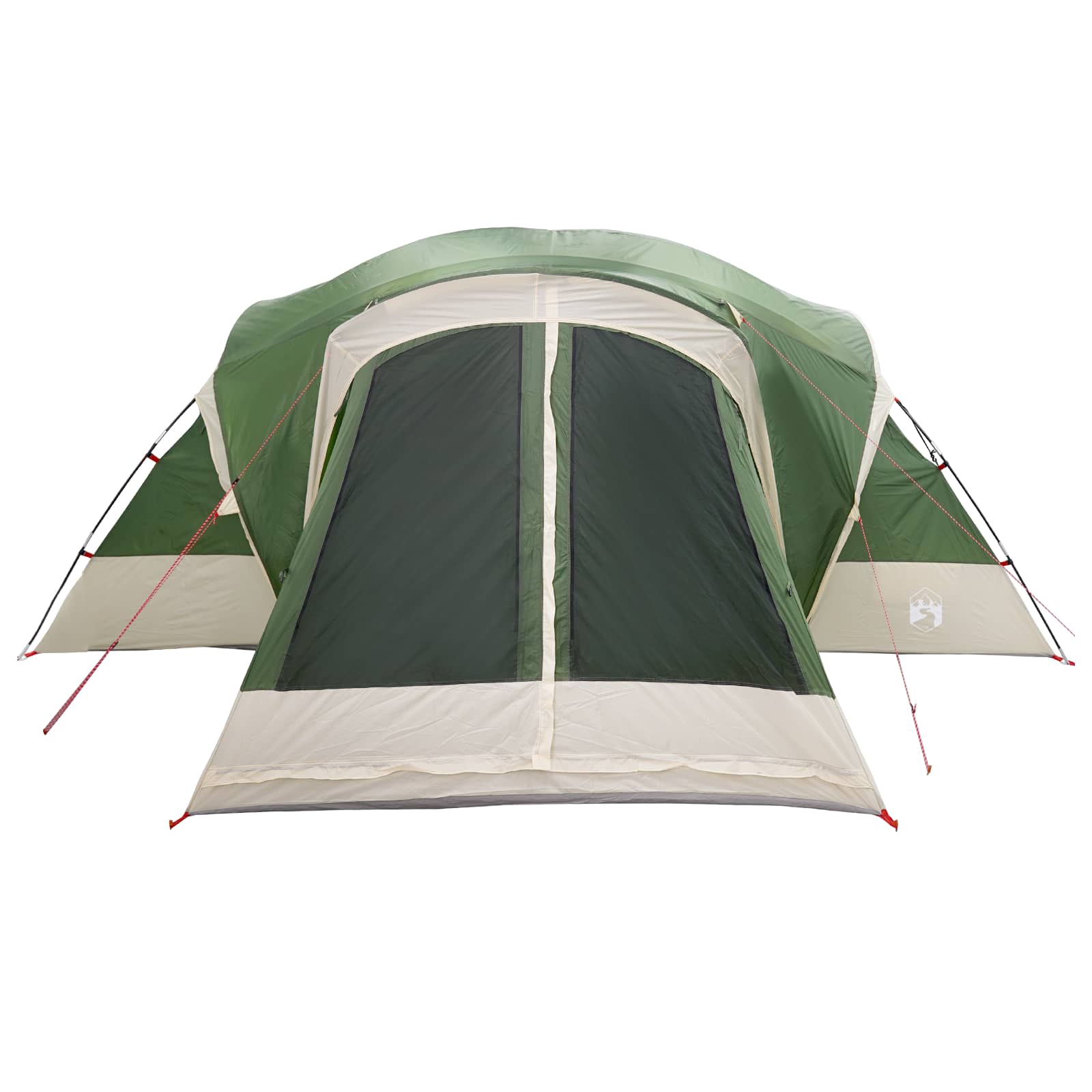 Trekkingtent met waterdichte regenfly 10-persoons Groen