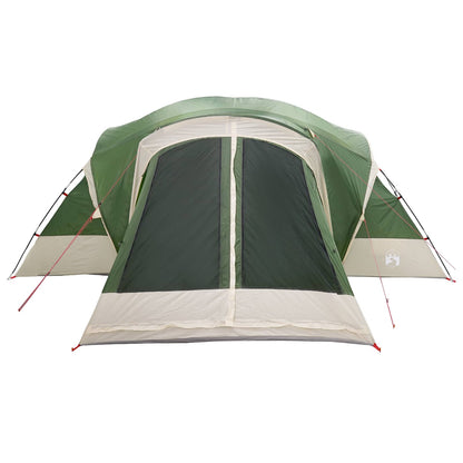 Trekkingtent met waterdichte regenfly 10-persoons Groen