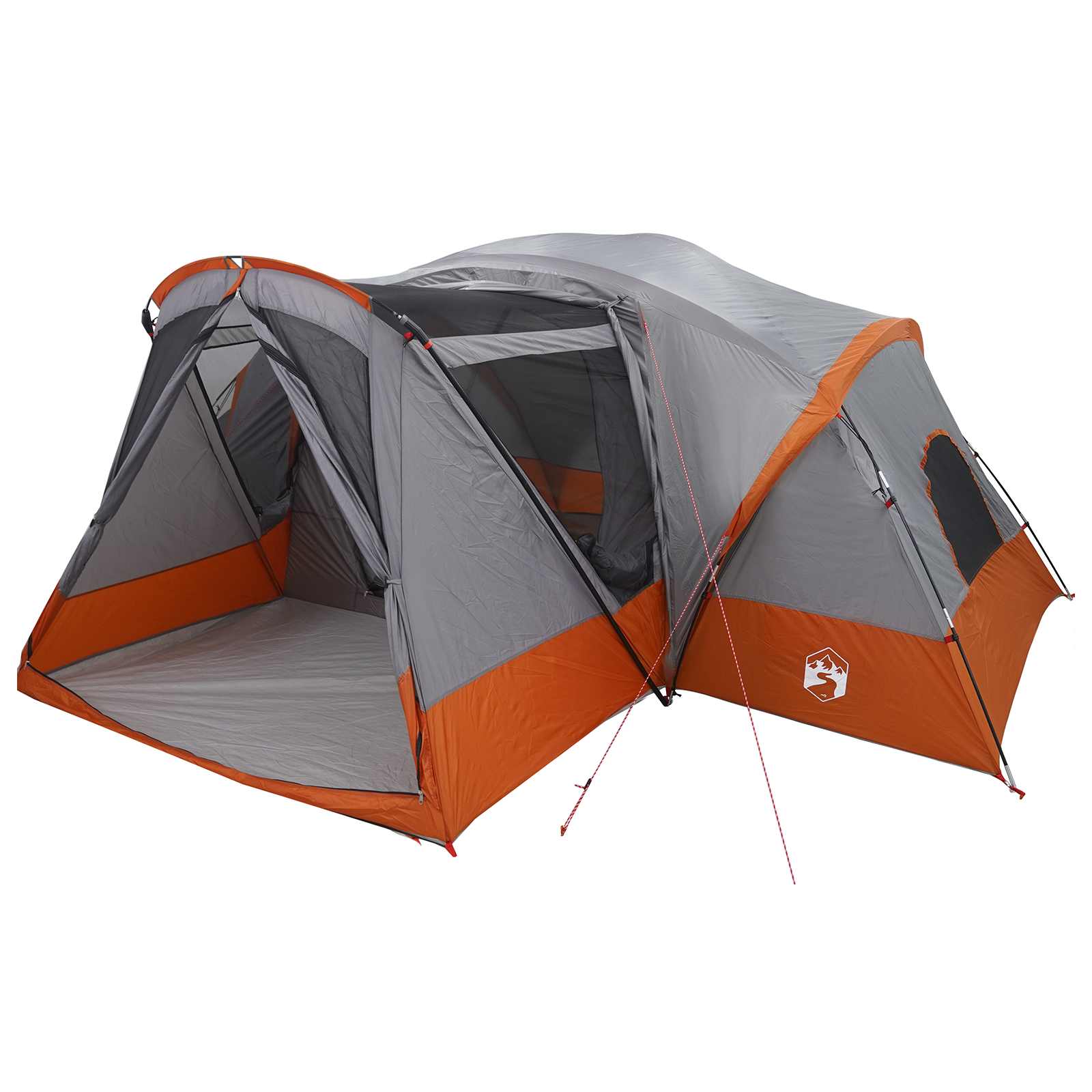 Trekkingtent met waterdichte regenfly 10-persoons