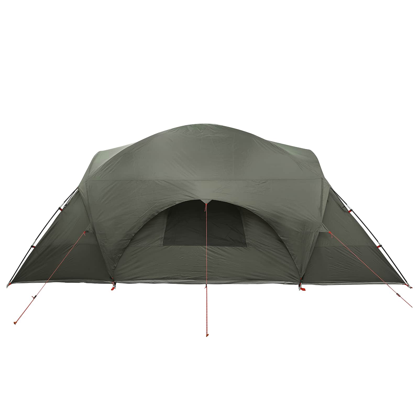Trekkingtent met waterdichte regenfly 10-persoons Legergroen