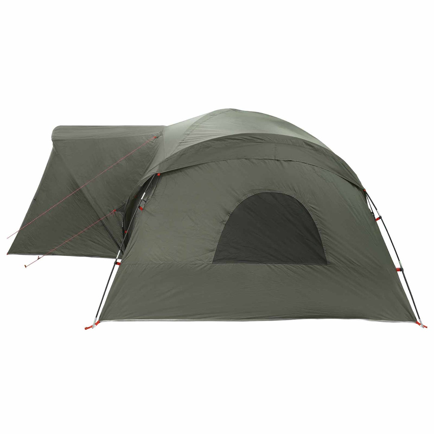 Trekkingtent met waterdichte regenfly 10-persoons Legergroen