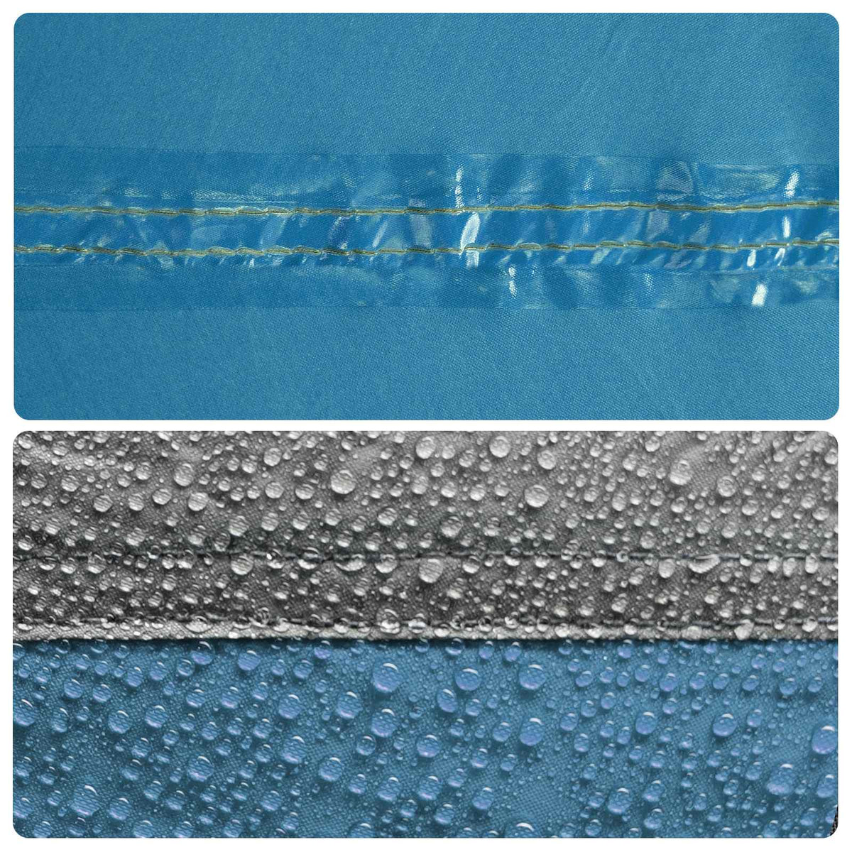 Gezinstent met regenzeil waterdicht 5-persoons Blauw
