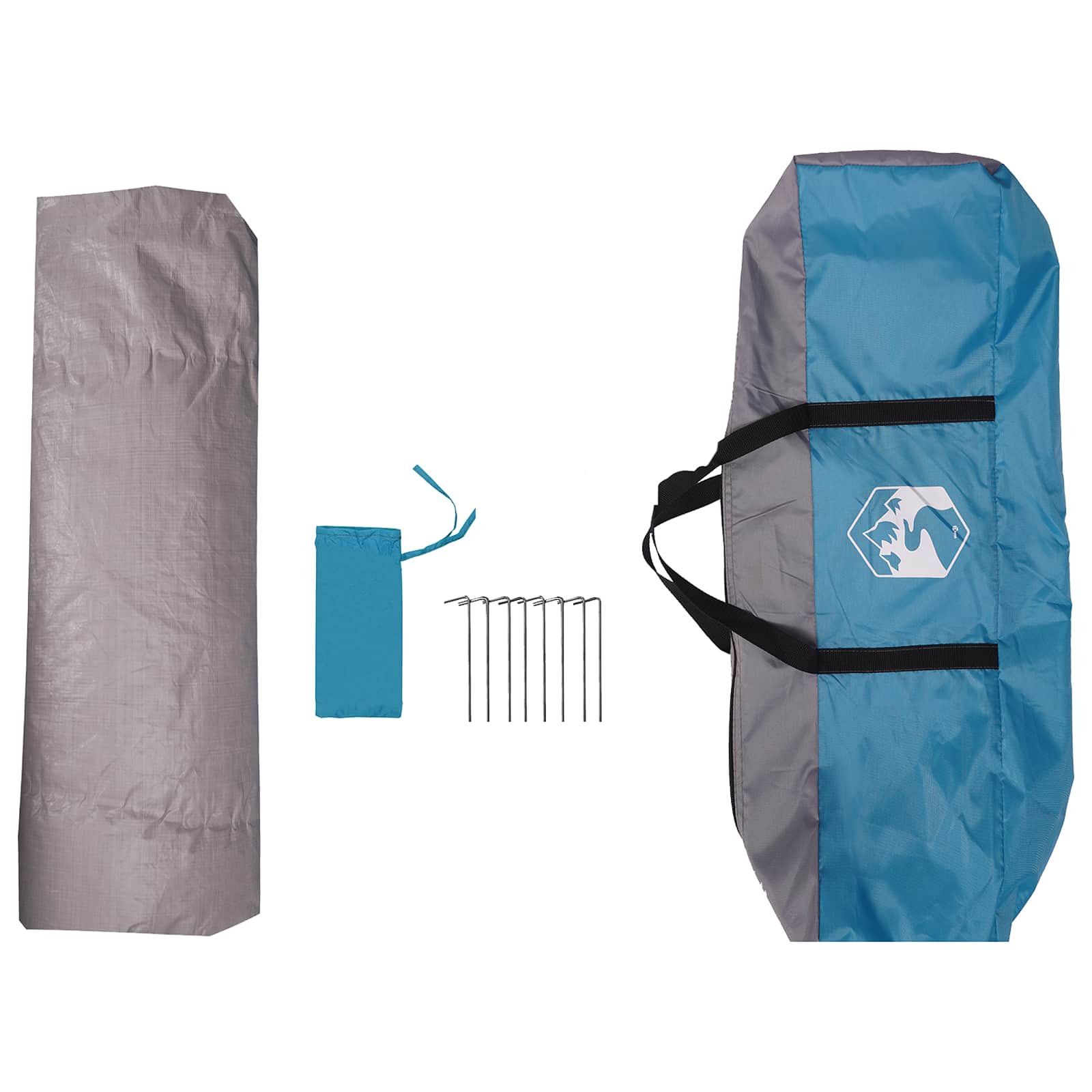 Instant Tent Water-resistant 2-persoons Blauw