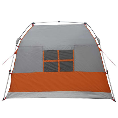 Instant Tent Water-resistant 2-persoons Grijs en Oranje