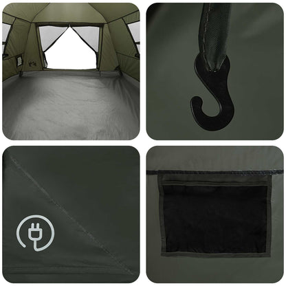 Instant Tent Water-resistant 2-persoons Legergroen