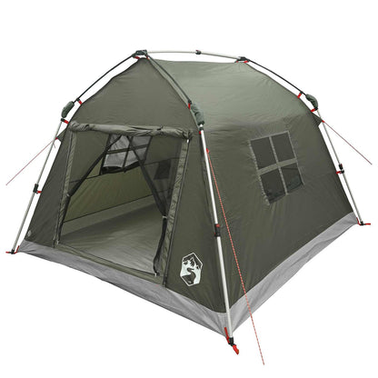 Instant Tent Water-resistant 2-persoons Legergroen
