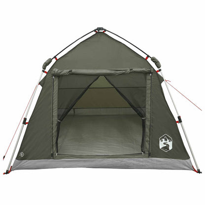 Instant Tent Water-resistant 2-persoons Legergroen