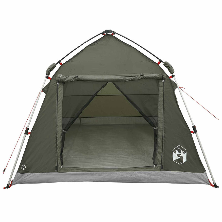 Instant Tent Water-resistant 2-persoons Legergroen
