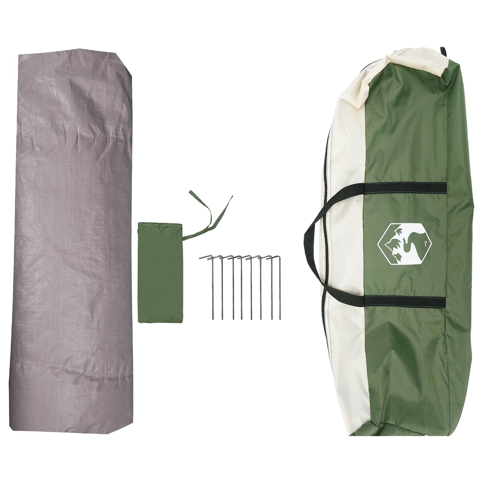 Instant Tent Water-resistant 3-persoons 3-persoons Groen