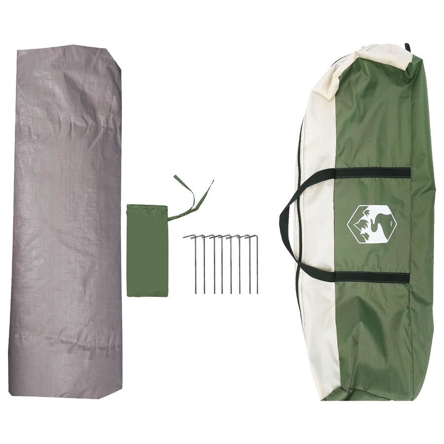 Instant Tent Water-resistant 3-persoons 3-persoons Groen