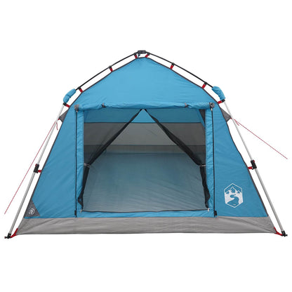 Instant Tent Water-resistant 3-persoons Blauw