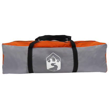 Instant Tent Water-resistant 3-persoons Grijs en Oranje