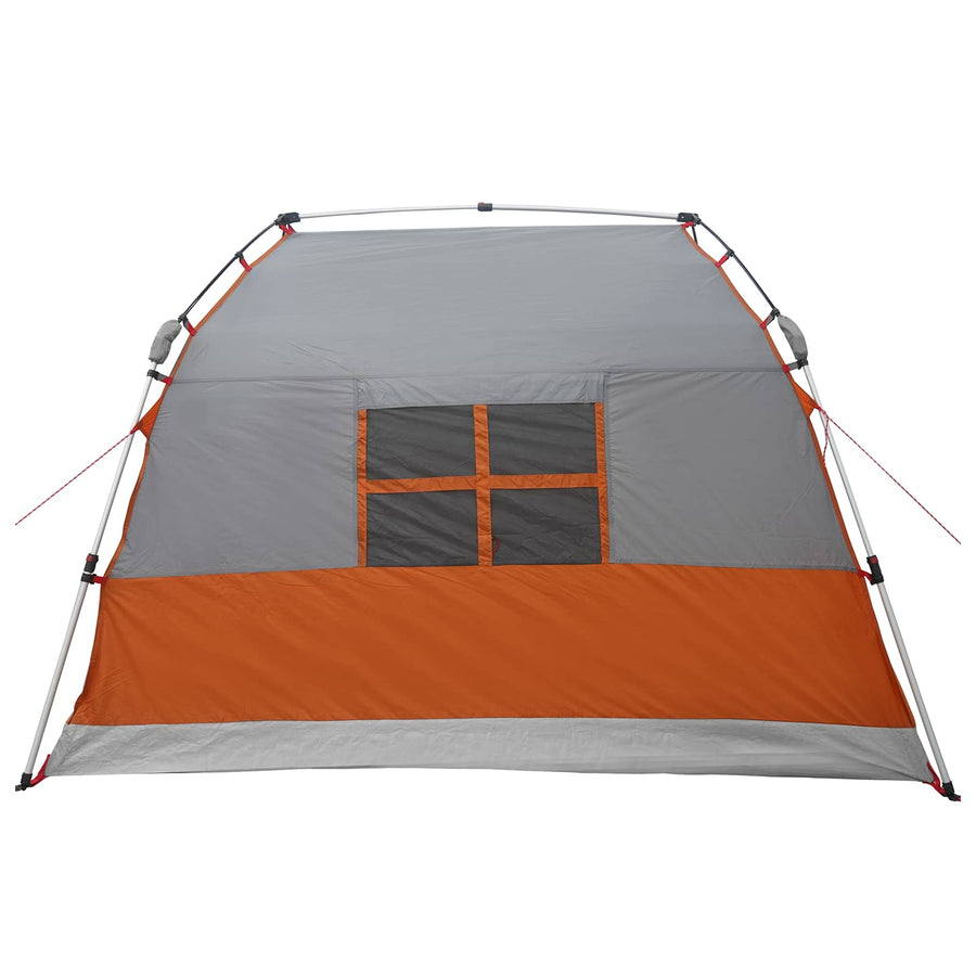 Instant Tent Water-resistant 3-persoons Grijs en Oranje