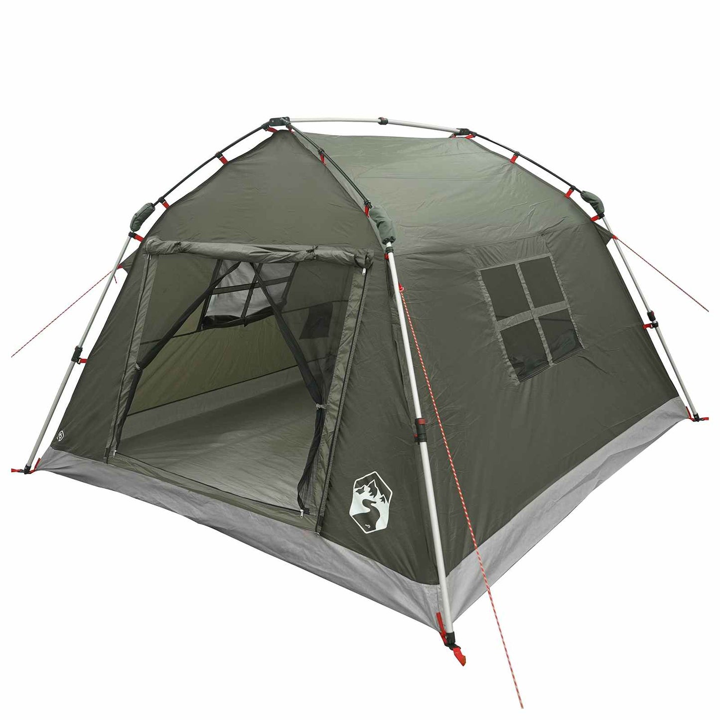 Instant Tent Water-resistant 3-persoons Legergroen