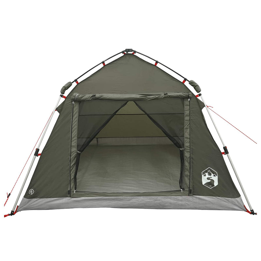 Instant Tent Water-resistant 3-persoons Legergroen
