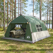 Tent 4-persoons 312x288x187 cm groen