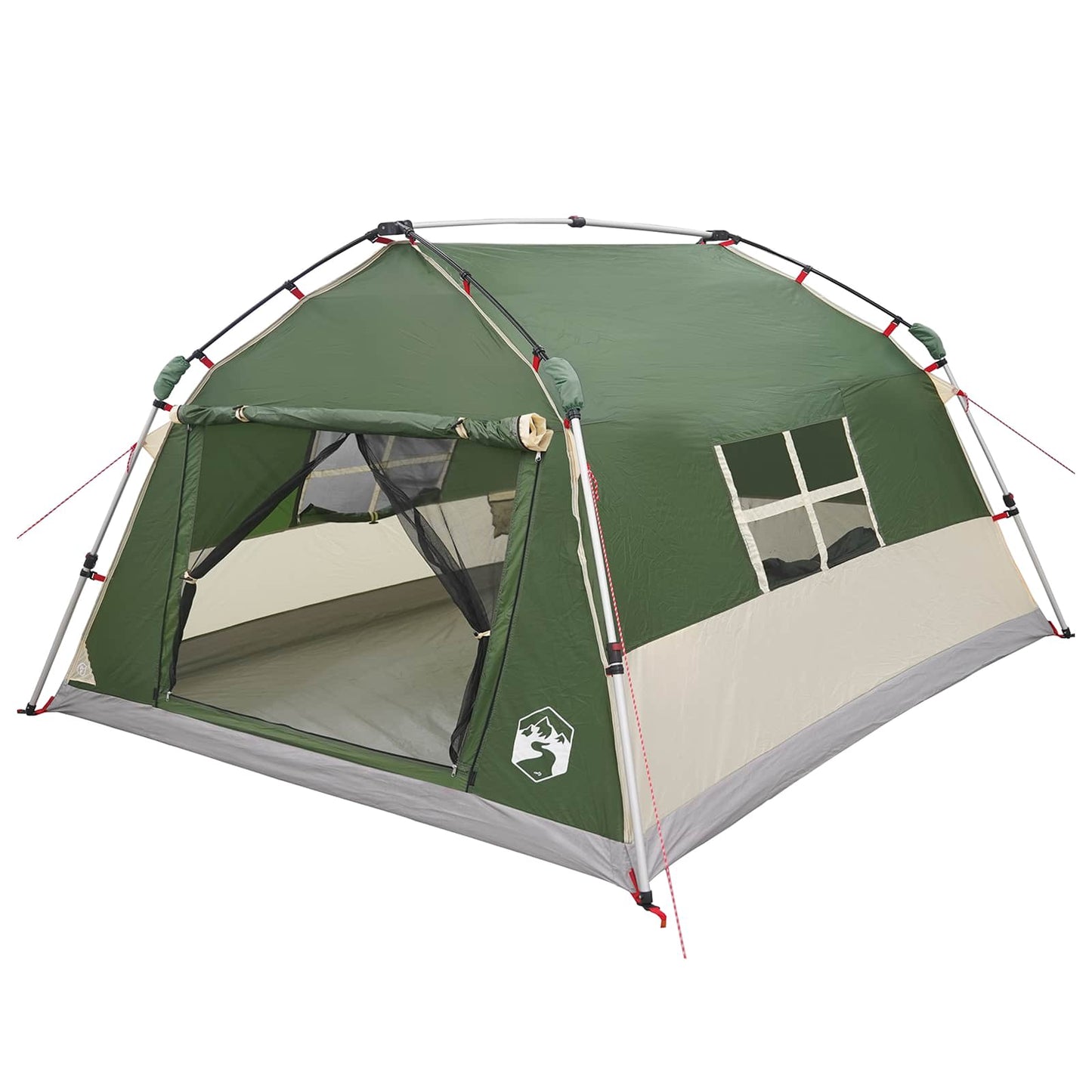 Instant Tent Water-resistant 4-persoons Groen