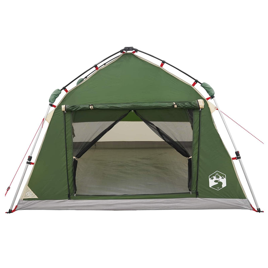 Instant Tent Water-resistant 4-persoons Groen
