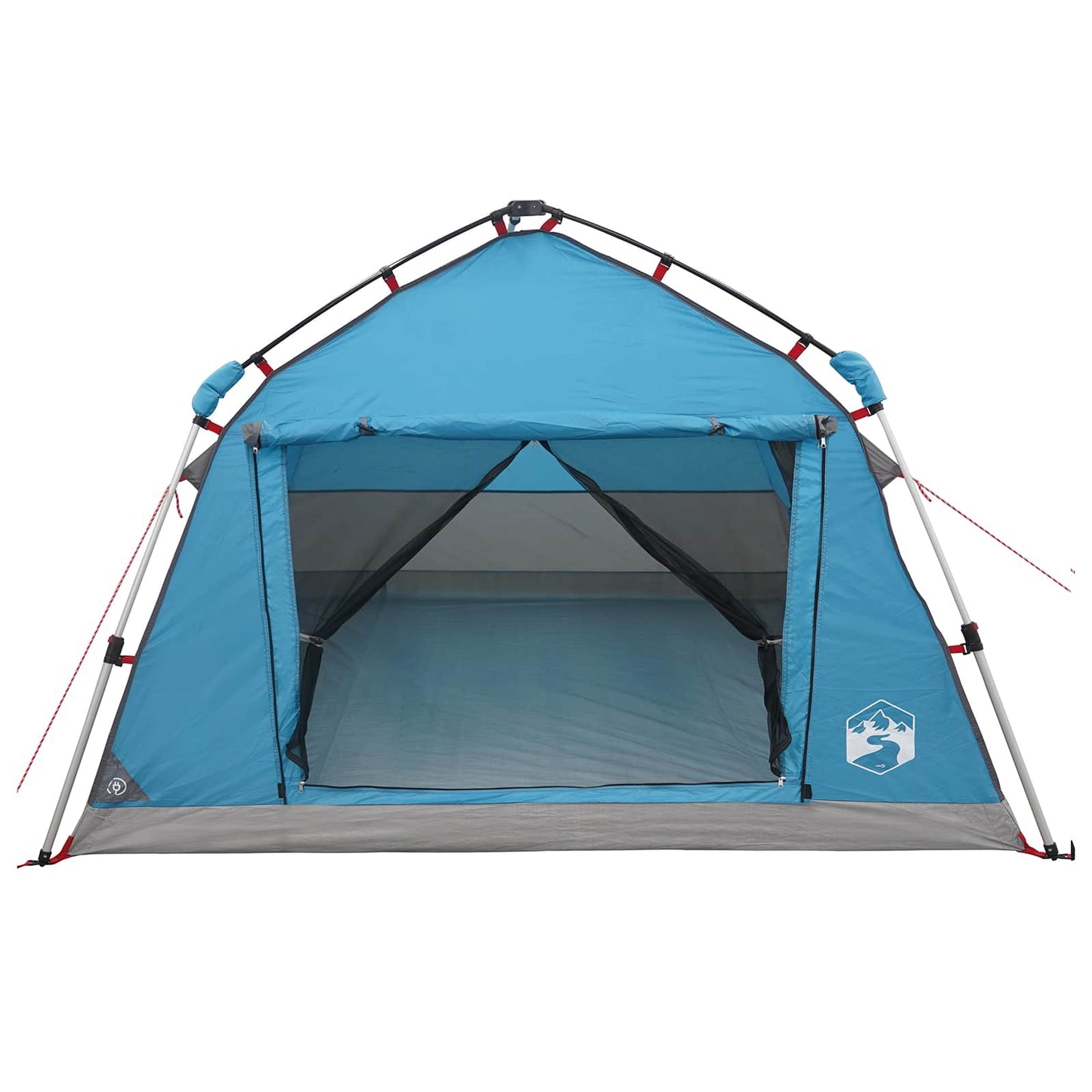 Instant Tent Water-resistant 4-persoons Blauw