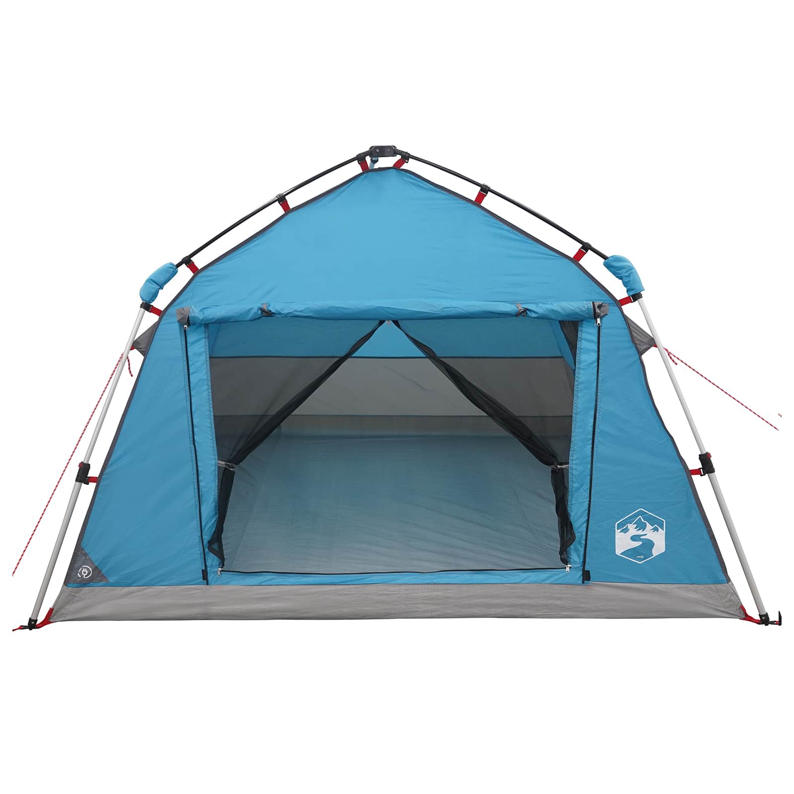 Instant Tent Water-resistant 4-persoons Blauw
