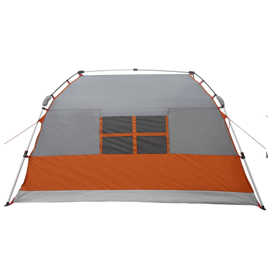 Instant Tent Water-resistant 4-persoons Grijs en Oranje