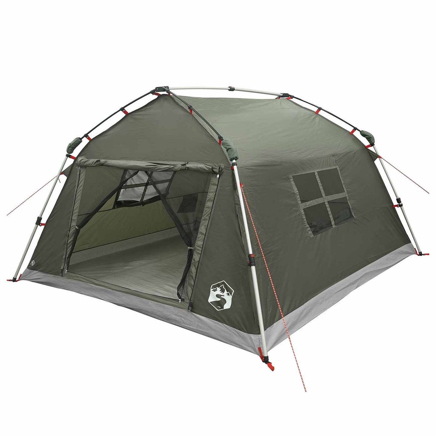 Instant Tent Water-resistant 4-persoons Legergroen